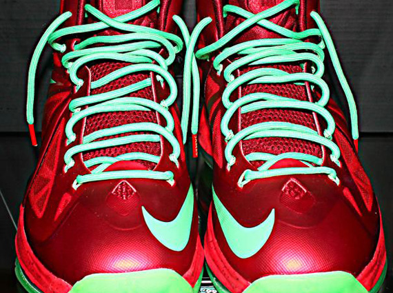 Nike Lebron X University Red Tourmaline Team Red