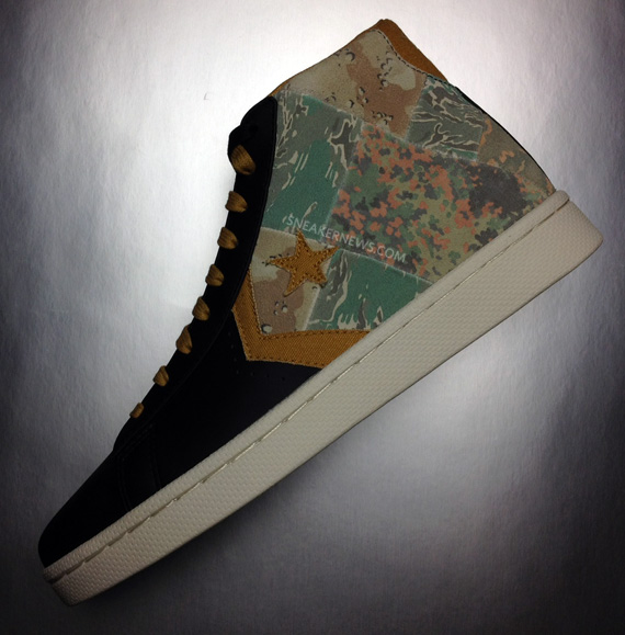 Stussy NYC x Converse First String Pro Leather "Camo" - Release Reminder