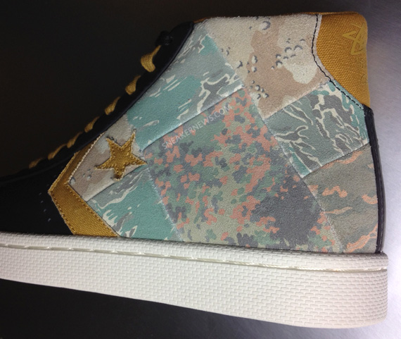 Stussy New York Converse Pro Leather Camo Reminder 3