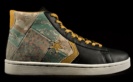 Stussy Nyc Converse First String Pro Leather Camo Patchwork 5