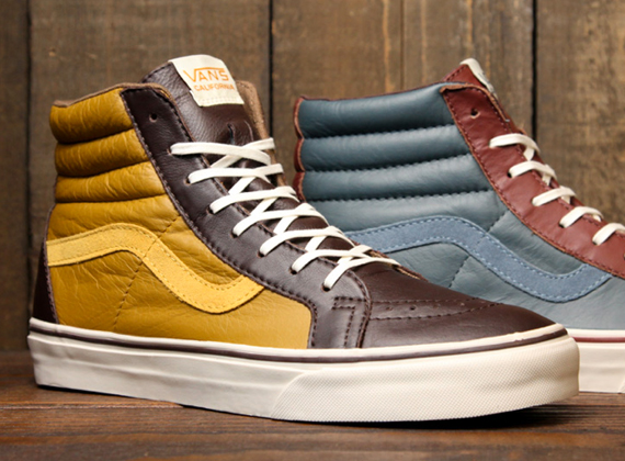 Vans Sk8 Hi Reissue Leather Pack Available