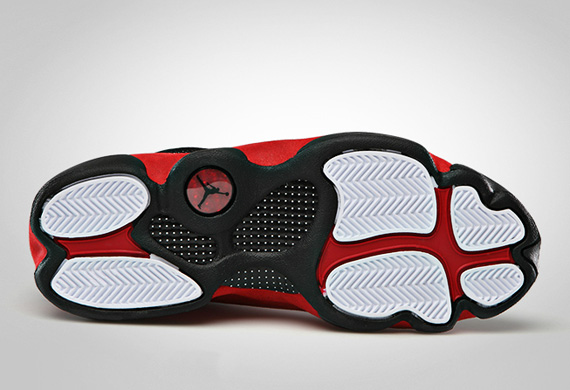 Jordan 13 red outlet bottom