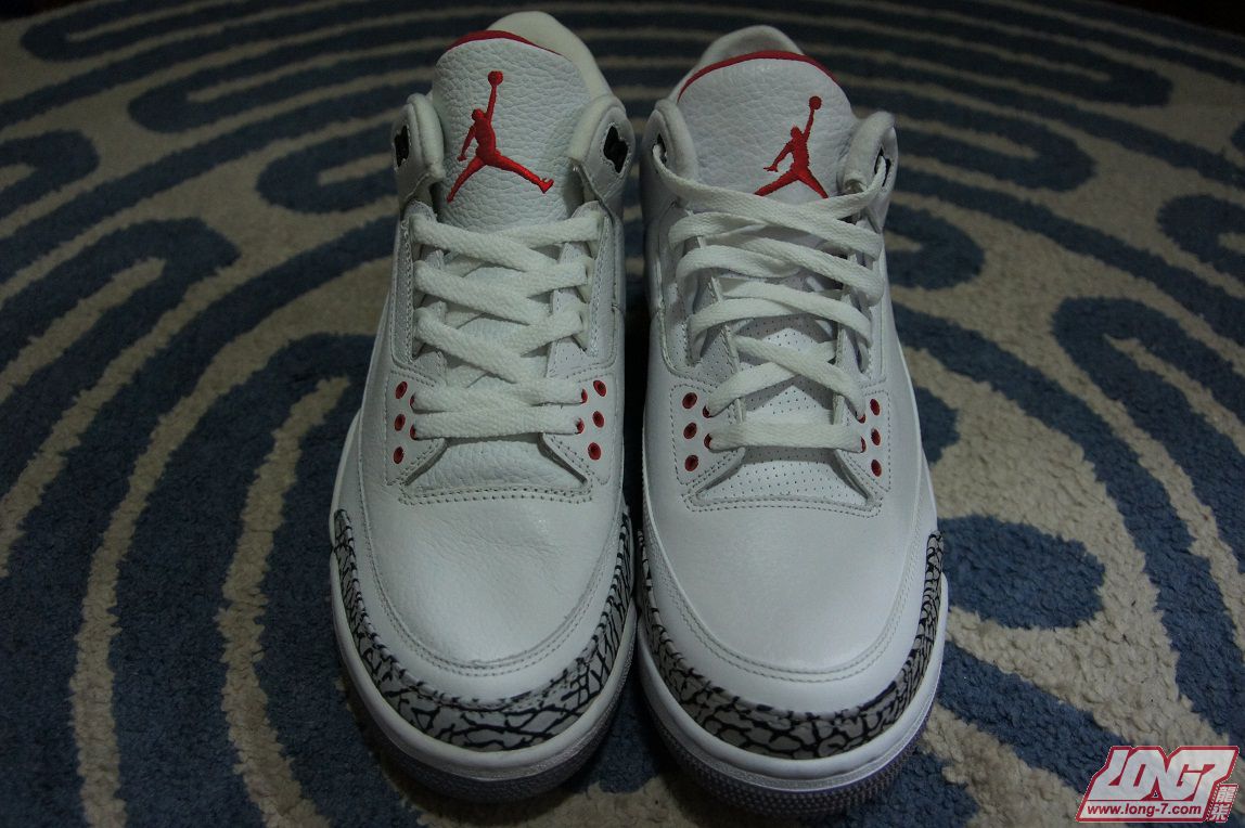 Air Jordan Iii White Cement 2003 Vs 2013 Retro Comparison 4
