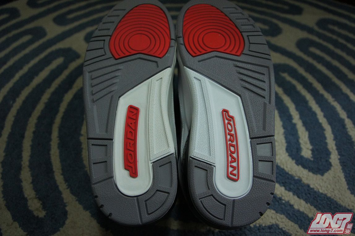 Air Jordan Iii White Cement 2003 Vs 2013 Retro Comparison 5