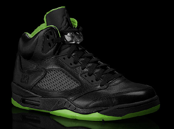Air Jordan V "Black/Neon Green" Collection