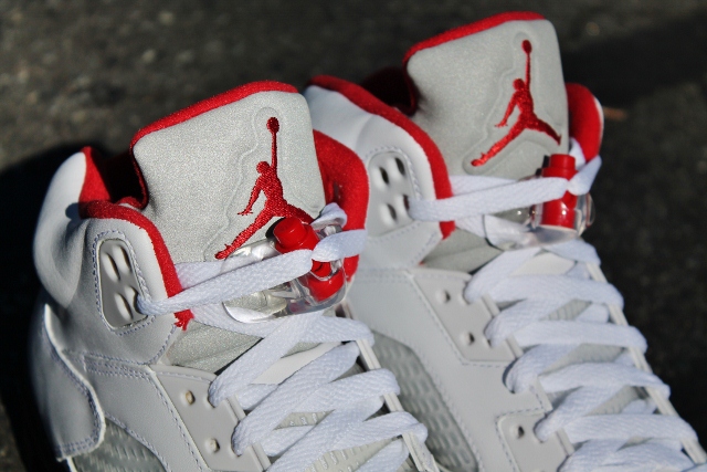 air-jordan-v-white-fire-red-black-arriving-at-retailers-5 Air Jordan V White Fire Red Black Arriving At Retailers 5