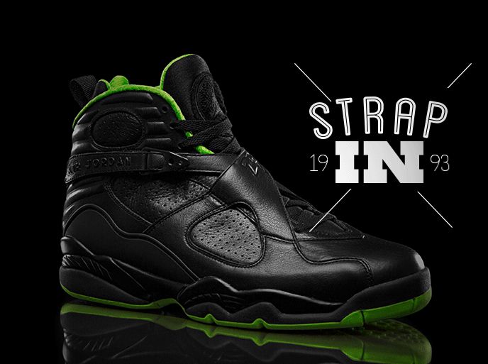 air-jordan-viii-black-neon-green-collection-1 Air Jordan Viii Black Neon Green Collection 1
