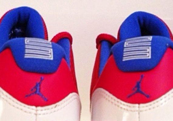 Air Jordan XI Low – Red – White – Blue – Michael Jordan PE