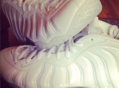 white foams nike