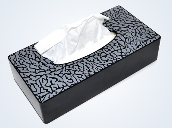 Elephant Print Tissue Box Case by KIKS TYO
