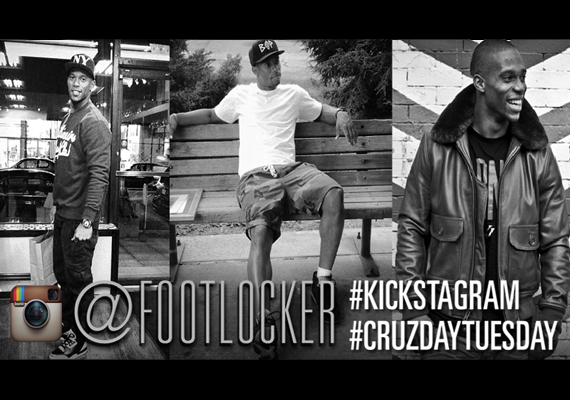 Foot Locker Kickstagram Cruzday Tuesday Contest with Victor Cruz