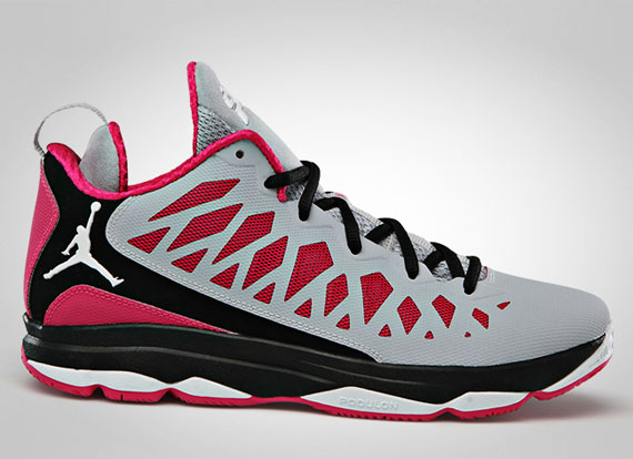 Jordan Cp3 Vi Wolf Grey Vivid Pink Black White 1