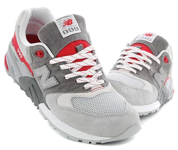New Balance 999 Elite Edition Grey/Red New Balance Shoes, Running Shoes ...
