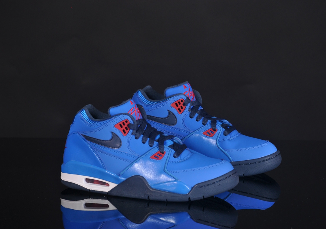 Nike Air Flight 89 Gs Photo Blue Squadron Blue Hyper Red 3