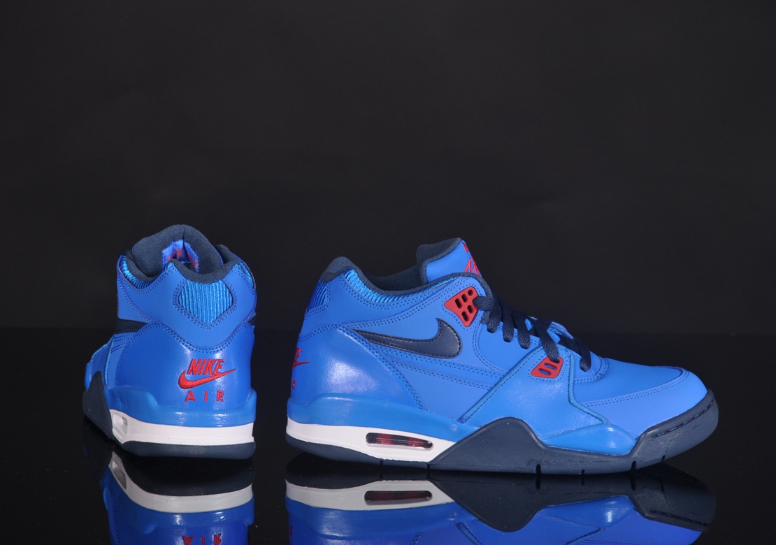 Nike Air Flight 89 Gs Photo Blue Squadron Blue Hyper Red 4