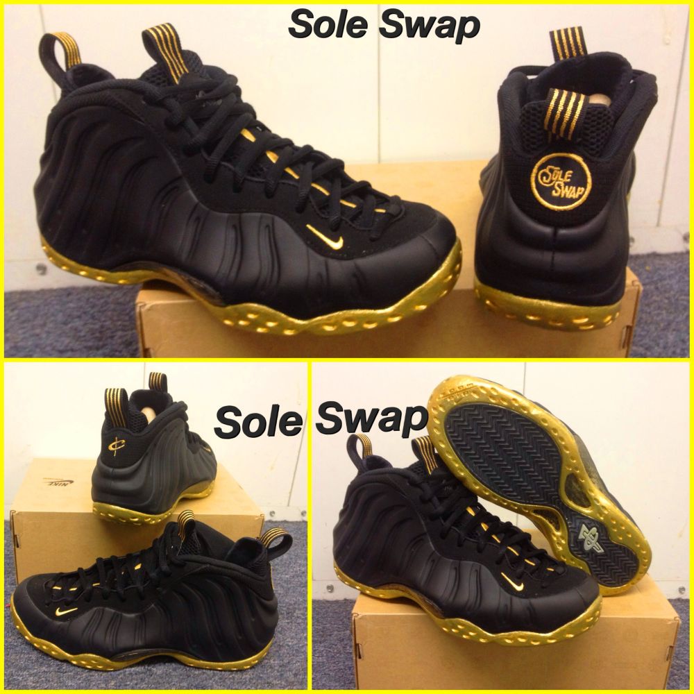 Nike Air Foamposite One Black Gold 01