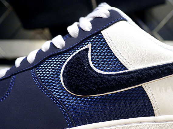 nike air force 1 low varsity swoosh navy