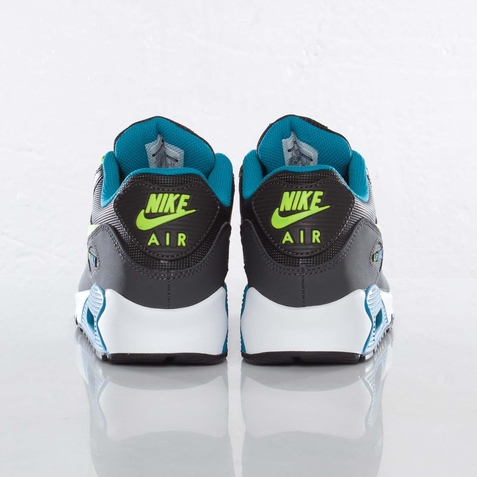 Nike Air Max 90 Gs Black Volt White Neo Turquoise 5