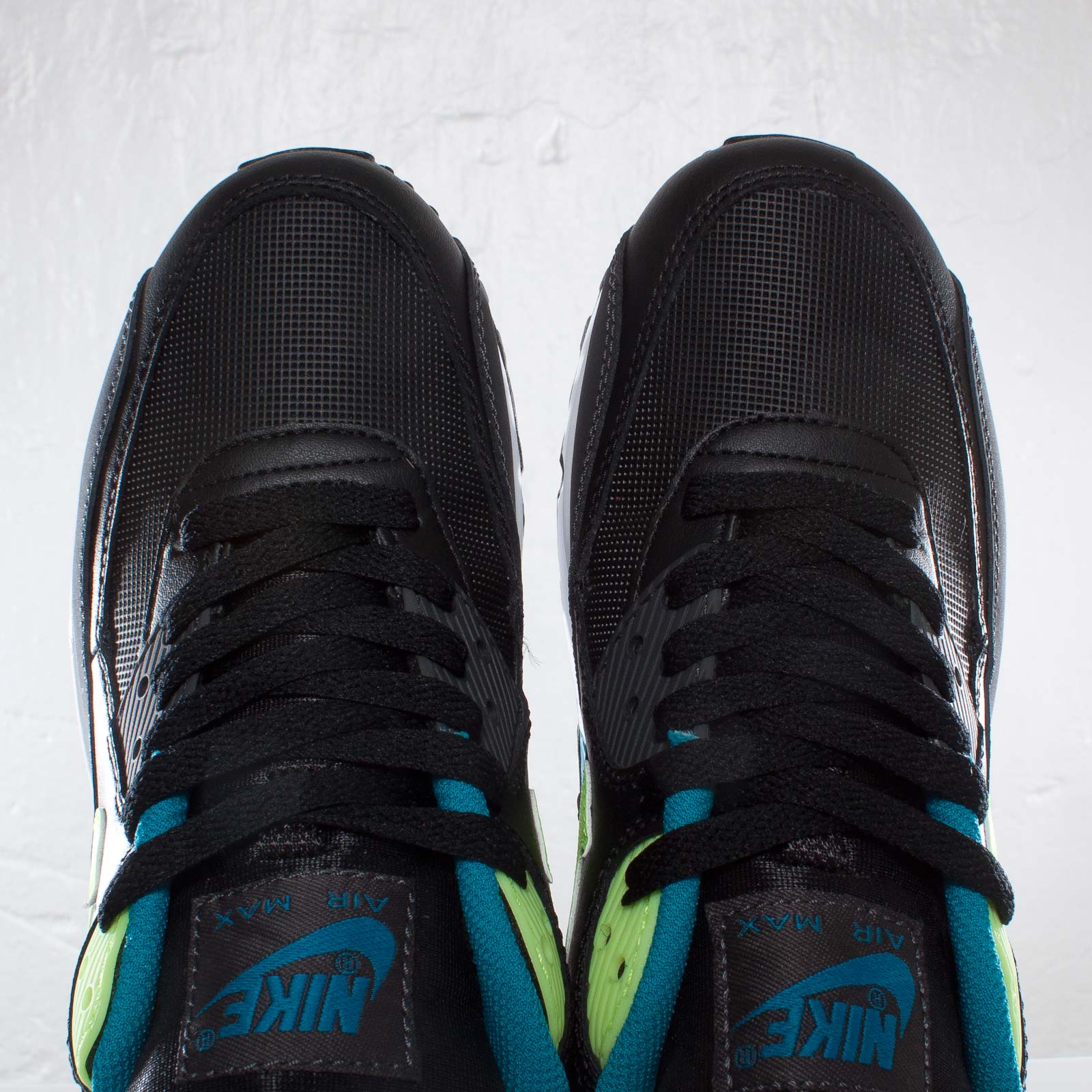 Nike Air Max 90 Gs Black Volt White Neo Turquoise 9