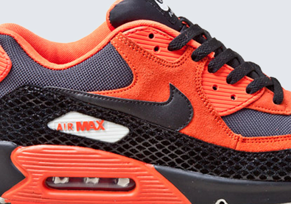 Nike Air Max 90 Premium “Snake” – Team Orange – Black