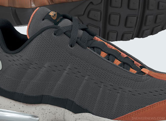 Nike Air Max 95 EM – Dark Grey – Orange – Cement