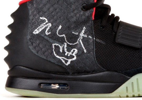 Nike Air Yeezy 2 Signed & Worn by Kanye West to Be Auctioned for Hurricane Sandy Victims