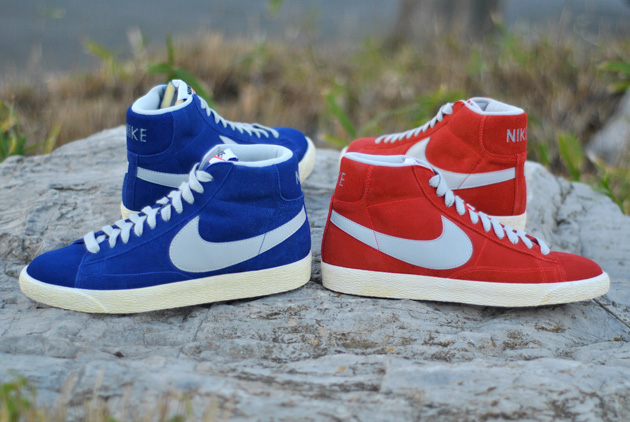 Nike Blazer Mid Vntg Grey Swoosh 3