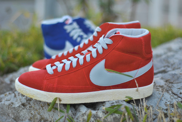 Nike Blazer Mid Vntg Grey Swoosh 4