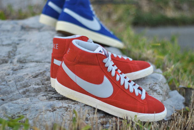 Nike Blazer Mid Vntg Grey Swoosh 5