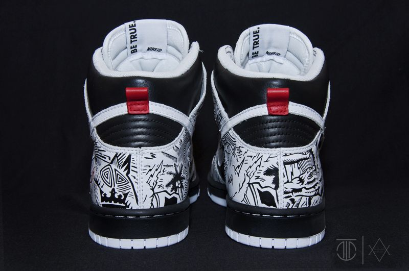 Nike Dunk Freegums Customs By Rom 3