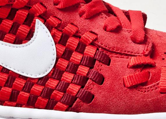 Nike Dunk High Woven Red