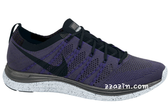 Nike Flyknit One Dark Grey Purple Black