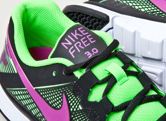 Nike Free Trainer 3.0 - Black - Green - Purple