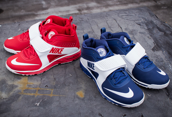 Nike Huarache Turf LAX – Red & Navy