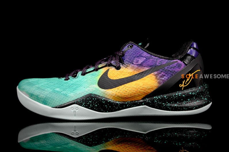 nike-kobe-8-green-yellow-purple-12 Nike Kobe 8 Green Yellow Purple 12