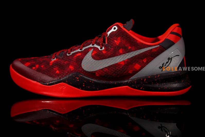 nike-kobe-8-red-grey-10 Nike Kobe 8 Red Grey 10