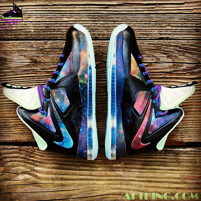 Nike Lebron X King Of Galaxy Customs 12