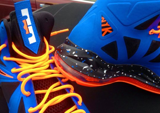 nike lebron x knicks jason negron