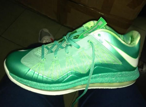 Nike Lebron X Low Teal Green 3