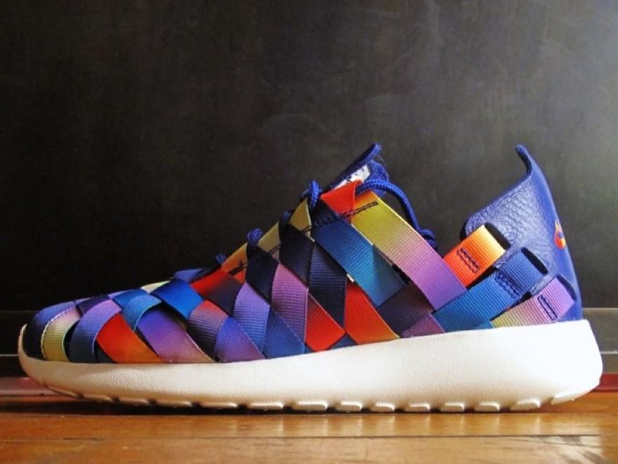 nike-roshe-run-woven-rainbow Nike Roshe Run Woven Rainbow