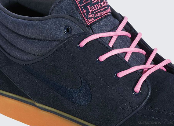 Nike Zoom Stefan Janoski Mid – Dark Obsidian – Digital Pink