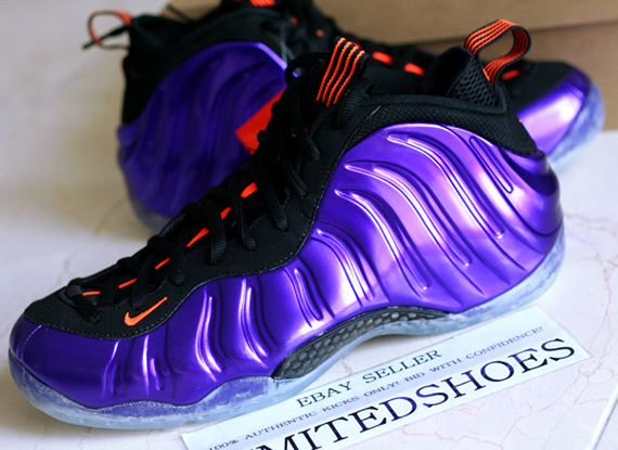 blue and orange nike foamposite