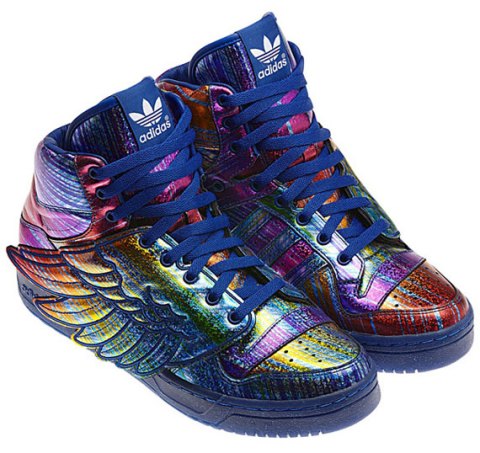 "Rainbow Hologram" Jeremy Scott x adidas Originals JS Wings ...