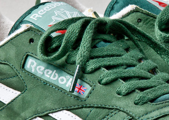 reebok green suede shoes