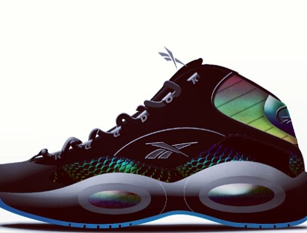 Reebok Question Iridescent Snake