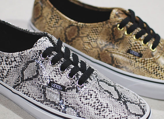 snakeskin vans