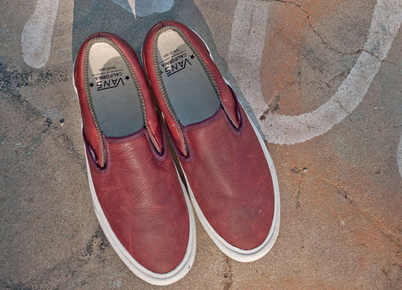Vans California Slip-On “Tudor Leather” Pack