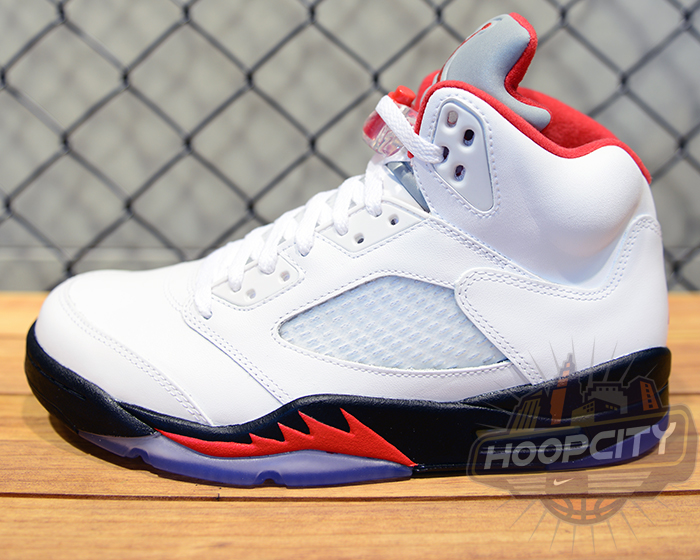 white-black-red-jordan-5-2 White Black Red Jordan 5 2