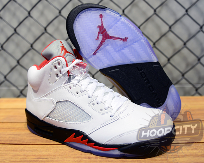 white-black-red-jordan-5-9 White Black Red Jordan 5 9
