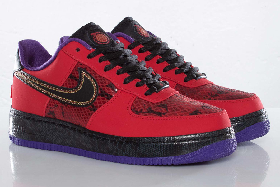 purple snakeskin air force 1